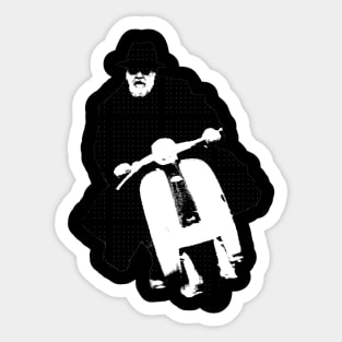 An Exorcist on a Vespa Sticker